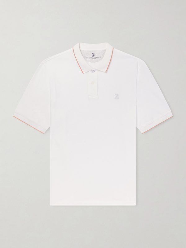 Logo-Embroidered Cotton Polo Shirt