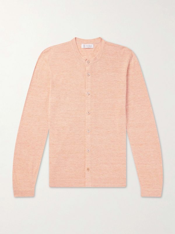 Linen and Cotton-Blend Cardigan Linen and Cotton-Blend Cardigan