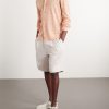 Linen and Cotton-Blend Cardigan - OU Linen and Cotton-Blend Cardigan - OU