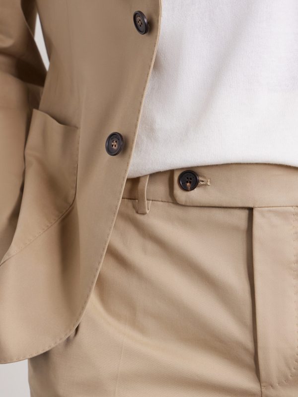 Tapered Stretch-Cotton Trousers - CU Tapered Stretch-Cotton Trousers - CU