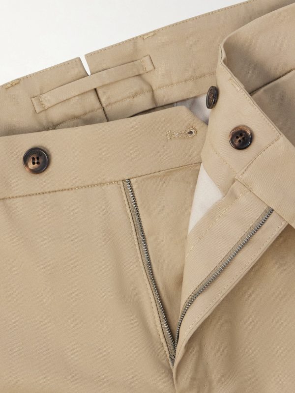 Tapered Stretch-Cotton Trousers - E1 Tapered Stretch-Cotton Trousers - E1