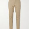 Tapered Stretch-Cotton Trousers Tapered Stretch-Cotton Trousers