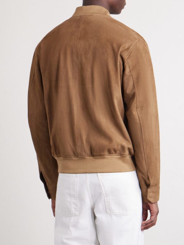 Suede Bomber Jacket - BK