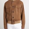 Suede Bomber Jacket - FR