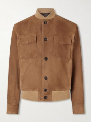 Suede Bomber Jacket Suede Bomber Jacket