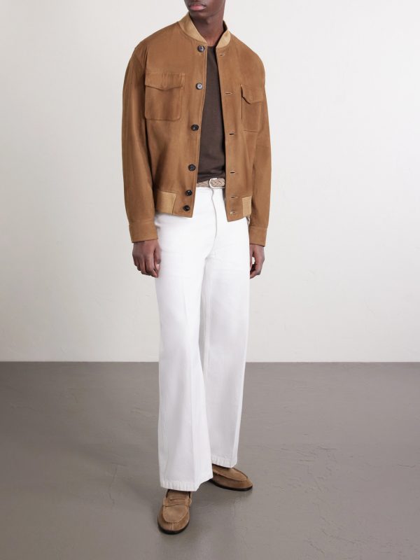 Suede Bomber Jacket - OU