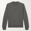 Cotton and Silk-Blend Sweater Cotton and Silk-Blend Sweater