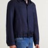 Wool and Linen-Blend Bomber - FR Wool and Linen-Blend Bomber - FR