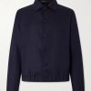 Wool and Linen-Blend Bomber Wool and Linen-Blend Bomber