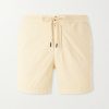 Straight-Leg Cotton-Corduroy Drawstring Shorts Straight-Leg Cotton-Corduroy Drawstring Shorts