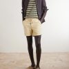 Straight-Leg Cotton-Corduroy Drawstring Shorts - OU Straight-Leg Cotton-Corduroy Drawstring Shorts - OU