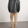 Leather Overshirt - BK Leather Overshirt - BK