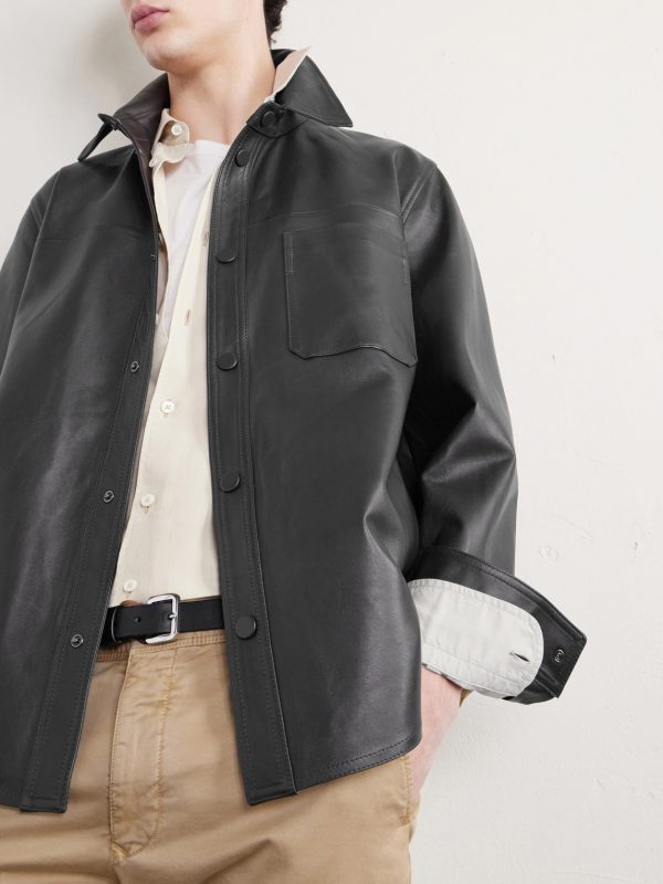 Leather Overshirt - CU Leather Overshirt - CU