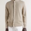 Linen and Cotton-Blend Cardigan - FR Linen and Cotton-Blend Cardigan - FR