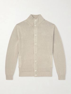 Linen and Cotton-Blend Cardigan Linen and Cotton-Blend Cardigan