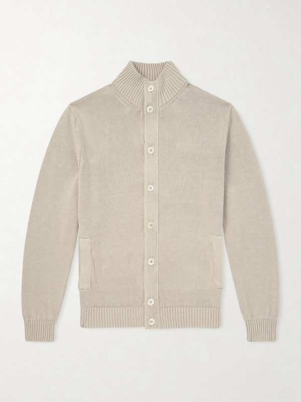 Linen and Cotton-Blend Cardigan Linen and Cotton-Blend Cardigan