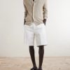 Linen and Cotton-Blend Cardigan - OU Linen and Cotton-Blend Cardigan - OU