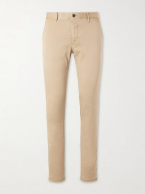 Slim-Fit Tapered Stretch-Cotton Gabardine Trousers Slim-Fit Tapered Stretch-Cotton Gabardine Trousers