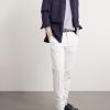 Tapered Pleated Stretch-Cotton and Linen-Blend Gabardine Trousers - OU Tapered Pleated Stretch-Cotton and Linen-Blend Gabardine Trousers - OU