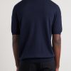 Cotton and Silk-Blend T-Shirt - BK