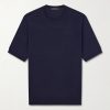 Cotton and Silk-Blend T-Shirt
