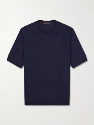 Cotton and Silk-Blend T-Shirt Cotton and Silk-Blend T-Shirt