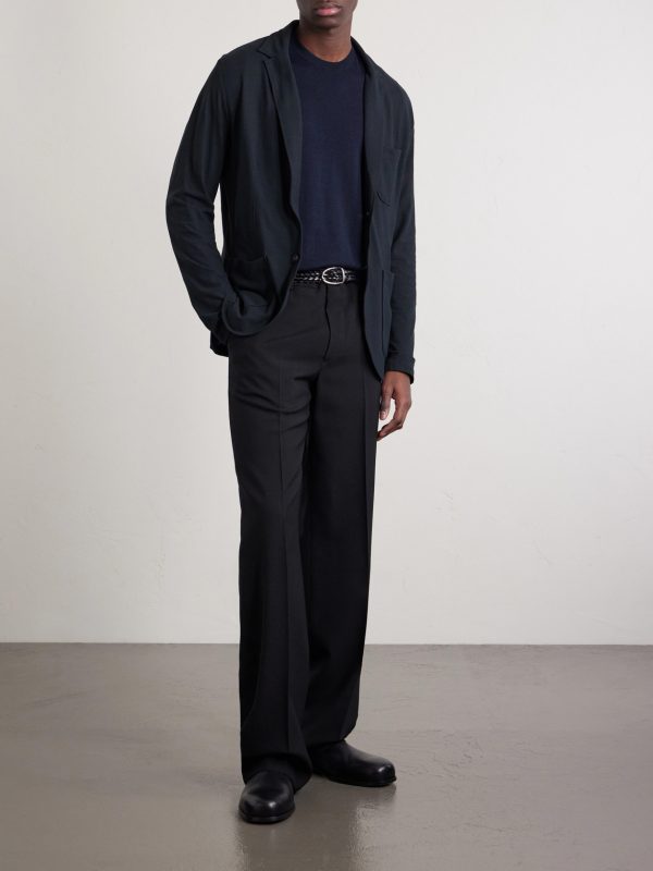 Cotton and Silk-Blend T-Shirt - OU