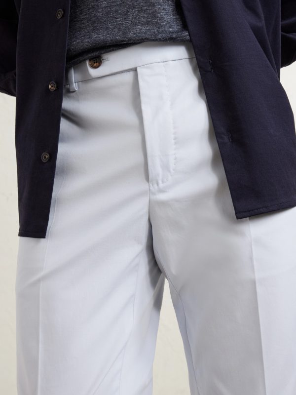Tapered Stretch-Cotton Trousers - CU Tapered Stretch-Cotton Trousers - CU