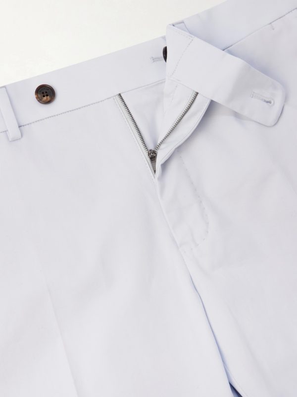 Tapered Stretch-Cotton Trousers - E1 Tapered Stretch-Cotton Trousers - E1