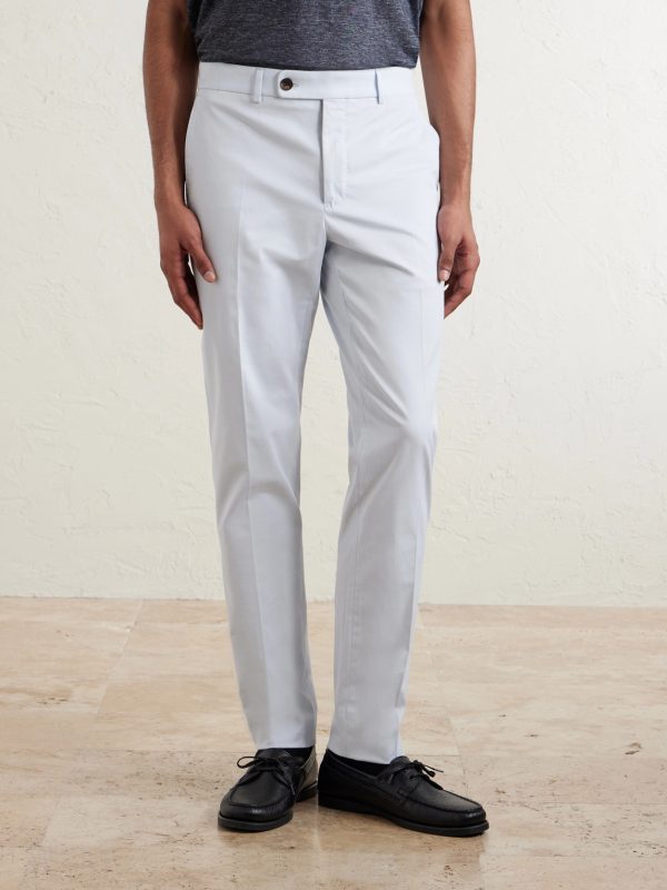 Tapered Stretch-Cotton Trousers - FR Tapered Stretch-Cotton Trousers - FR