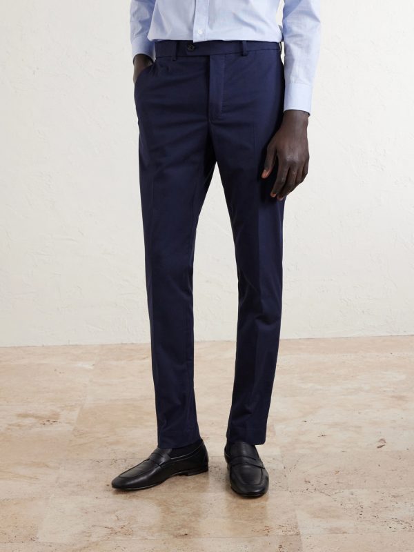 Tapered Stretch-Cotton Trousers - FR Tapered Stretch-Cotton Trousers - FR