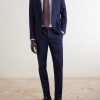 Tapered Stretch-Cotton Trousers - OU Tapered Stretch-Cotton Trousers - OU