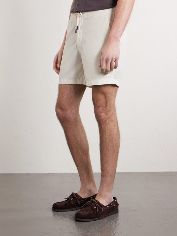 Straight-Leg Cotton-Corduroy Drawstring Shorts - FR Straight-Leg Cotton-Corduroy Drawstring Shorts - FR