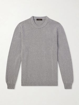 Slim-Fit Cotton Sweater
