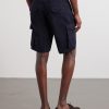 Straight-Leg Cotton and Linen-Blend Shorts - BK