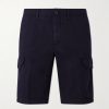 Straight-Leg Cotton and Linen-Blend Shorts