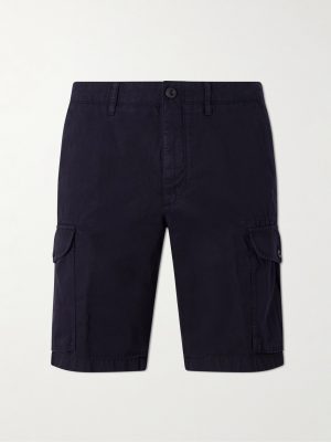 Straight-Leg Cotton and Linen-Blend Shorts Straight-Leg Cotton and Linen-Blend Shorts