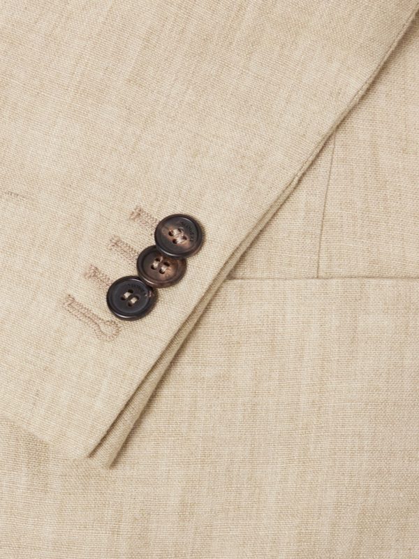 Slim-Fit Linen Suit Jacket - CU Slim-Fit Linen Suit Jacket - CU