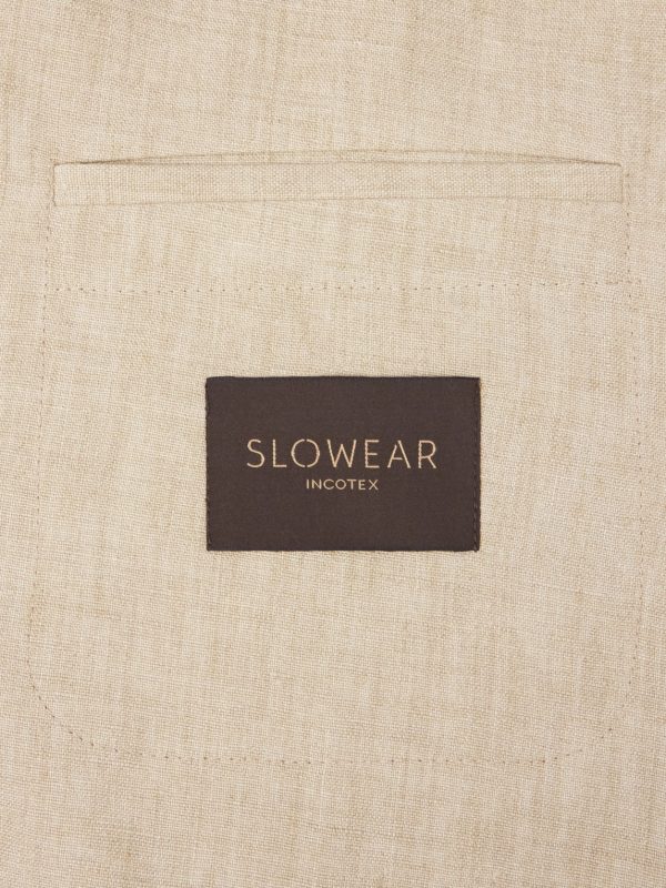Slim-Fit Linen Suit Jacket - E1 Slim-Fit Linen Suit Jacket - E1
