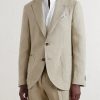 Slim-Fit Linen Suit Jacket - FR Slim-Fit Linen Suit Jacket - FR