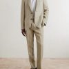Slim-Fit Linen Suit Jacket - OU Slim-Fit Linen Suit Jacket - OU
