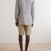 Striped Linen Shirt - BK Striped Linen Shirt - BK