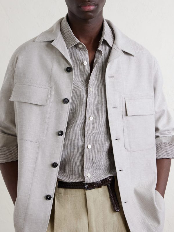 Striped Linen Shirt - CU Striped Linen Shirt - CU