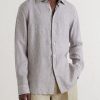 Striped Linen Shirt - FR Striped Linen Shirt - FR