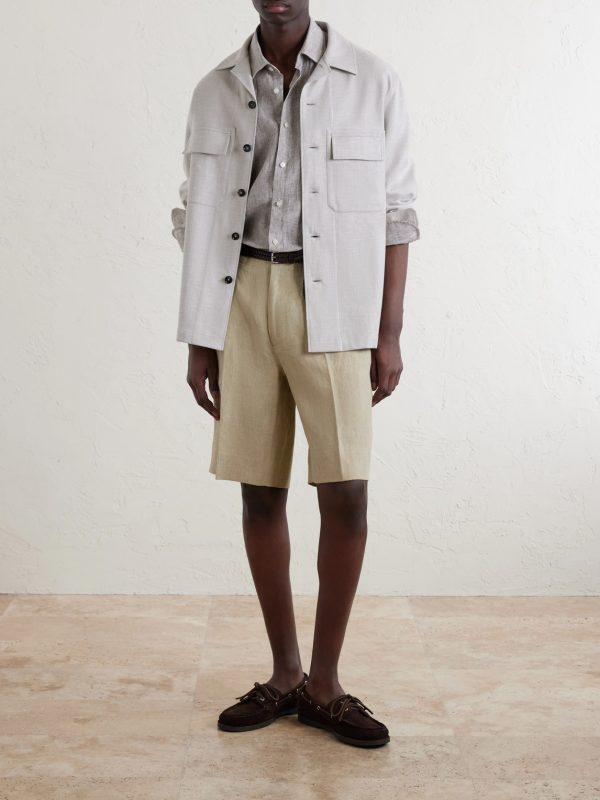 Striped Linen Shirt - OU Striped Linen Shirt - OU