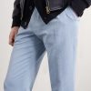 Tapered Pleated Cotton-Blend Gabardine Trousers - E1 Tapered Pleated Cotton-Blend Gabardine Trousers - E1