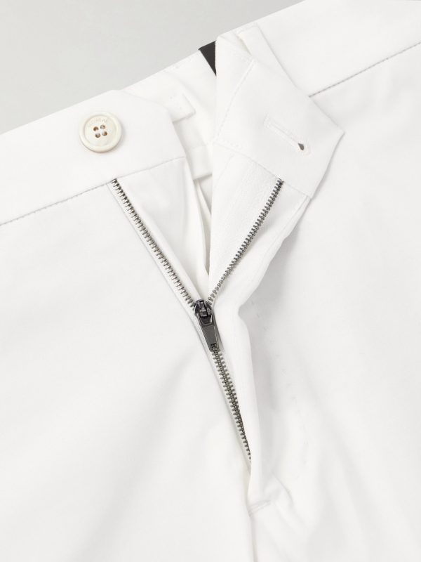 Slim-Fit Cotton-Blend Gabardine Chino Shorts - CU