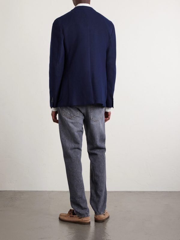 Cotton-Hopsack Blazer - BK Cotton-Hopsack Blazer - BK