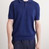 Slim-Fit Cotton-Blend Terry Polo Shirt - FR Slim-Fit Cotton-Blend Terry Polo Shirt - FR