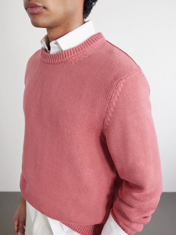 Slim-Fit Cotton Sweater - CU Slim-Fit Cotton Sweater - CU
